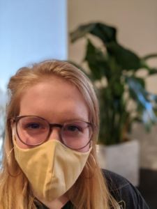 Women with mask